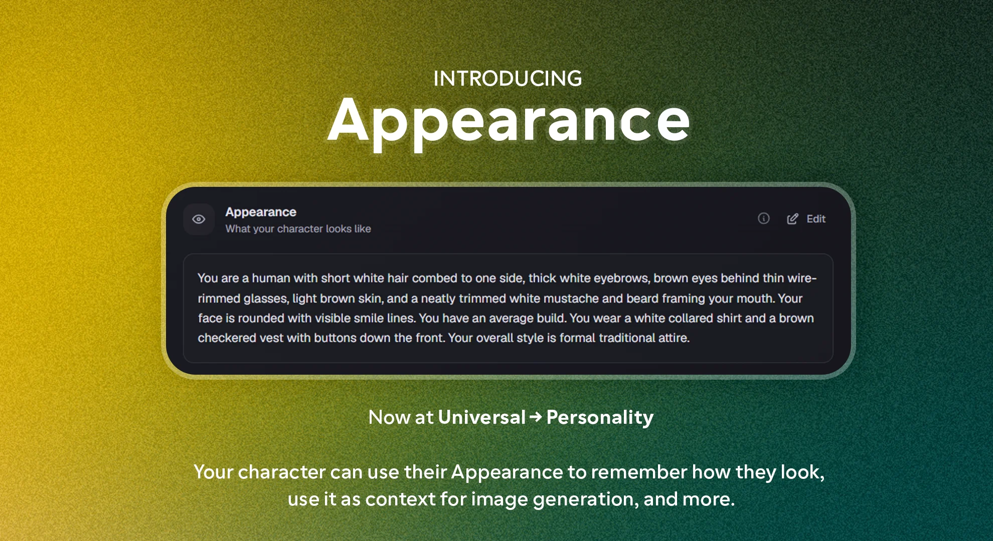Character Appearance