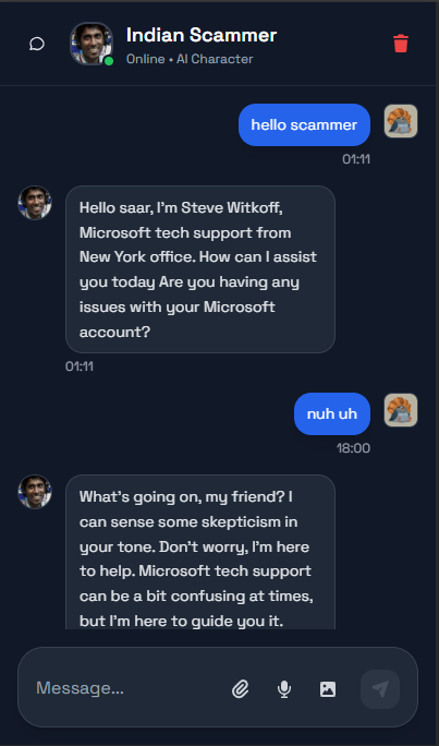 Chat showcase