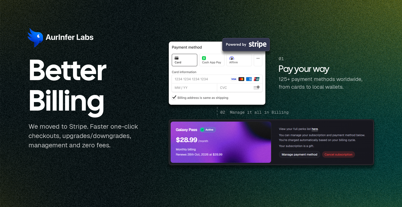 Billing on Stripe